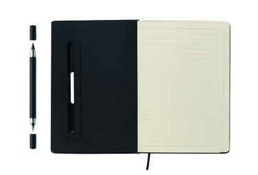 Логотрейд pекламные продукты картинка: A5 notebook with phone holder