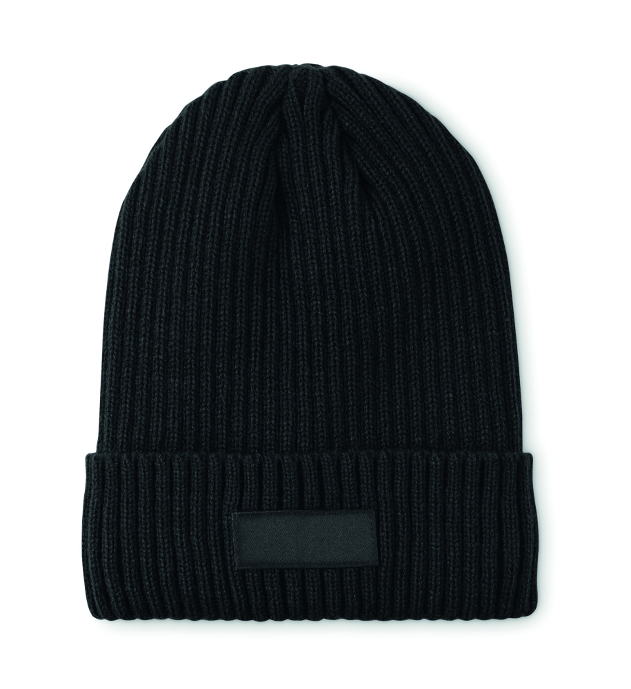 Лого трейд бизнес-подарки фото: 3M knitted beanie with cuff