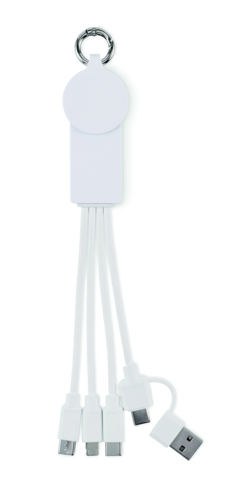 Логотрейд pекламные cувениры картинка: 2 in 1 charging cable type-C