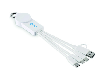 Лого трейд бизнес-подарки фото: 2 in 1 charging cable type-C
