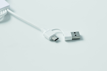 Логотрейд pекламные продукты картинка: 2 in 1 charging cable type-C