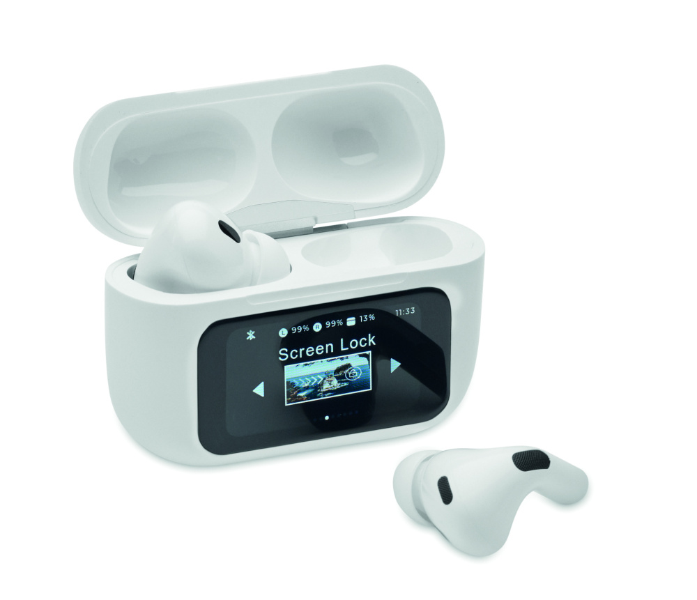 Логотрейд pекламные cувениры картинка: Recycled ABS TWS earbuds