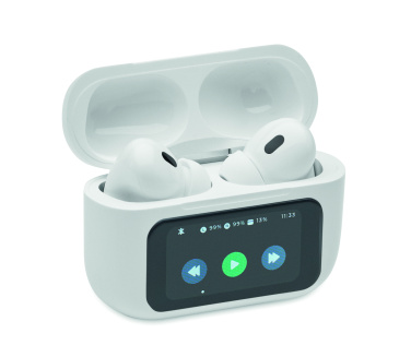 Логотрейд pекламные продукты картинка: Recycled ABS TWS earbuds