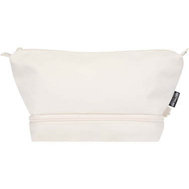 Лого трейд бизнес-подарки фото: Trip Aware™ дорожная косметичка из переработанного материала 6 л