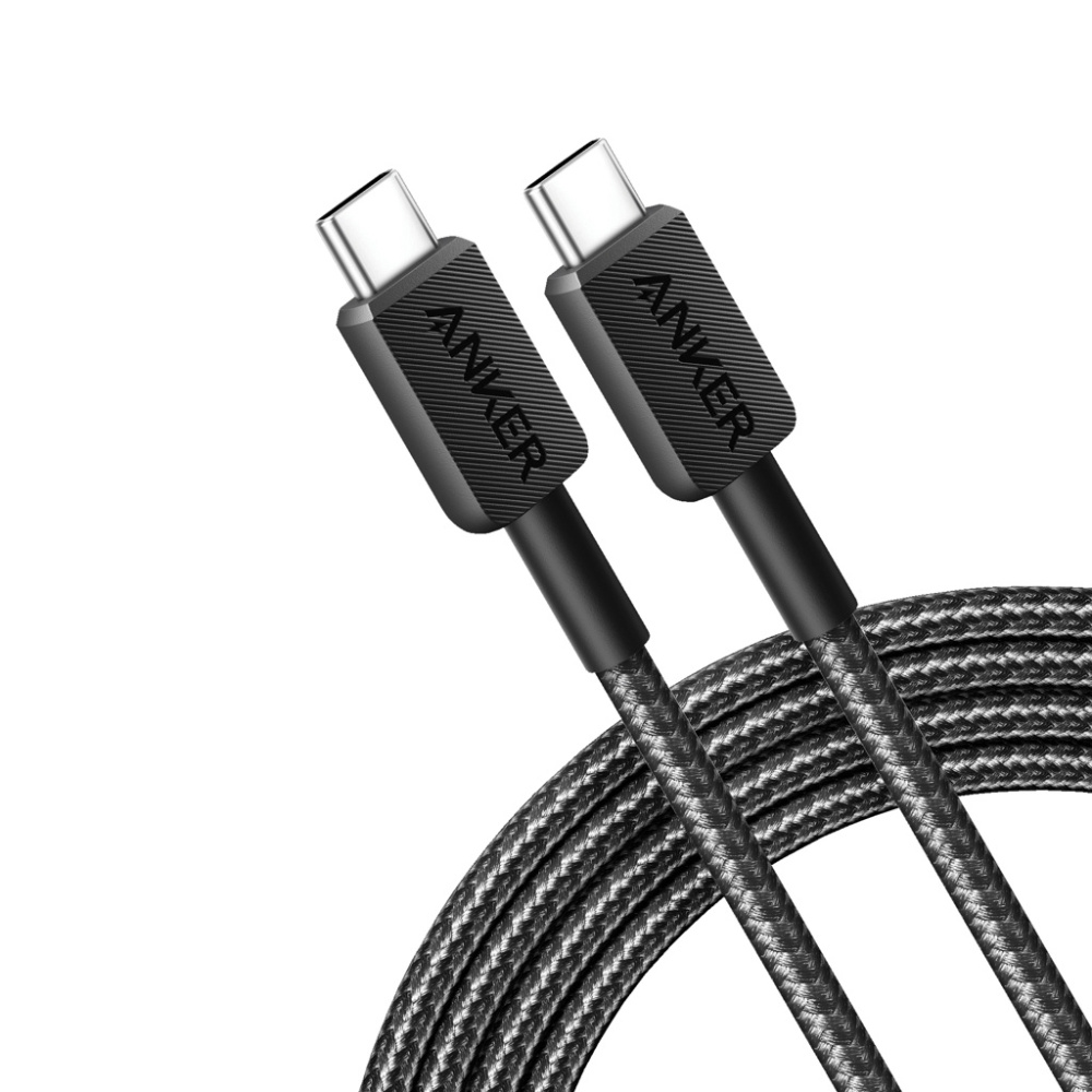 Логотрейд бизнес-подарки картинка: Кабель Anker USB-C — USB-C 1,8 метра, 60 Вт