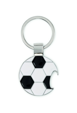 Логотрейд pекламные подарки картинка: Football keyring with opener