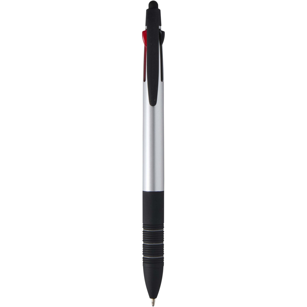 Логотрейд pекламные продукты картинка: Trine шариковая ручка RCS с тремя чернилами и стилусом из переработаных материалов