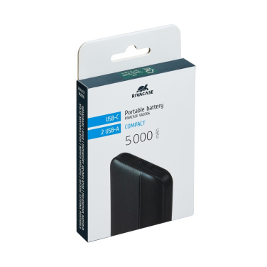 Логотрейд pекламные подарки картинка: Power Bank VA2006 5000 mAh RIVACASE