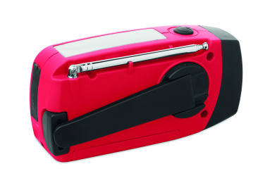 Лого трейд pекламные подарки фото: Portable radio SOS with LED torch