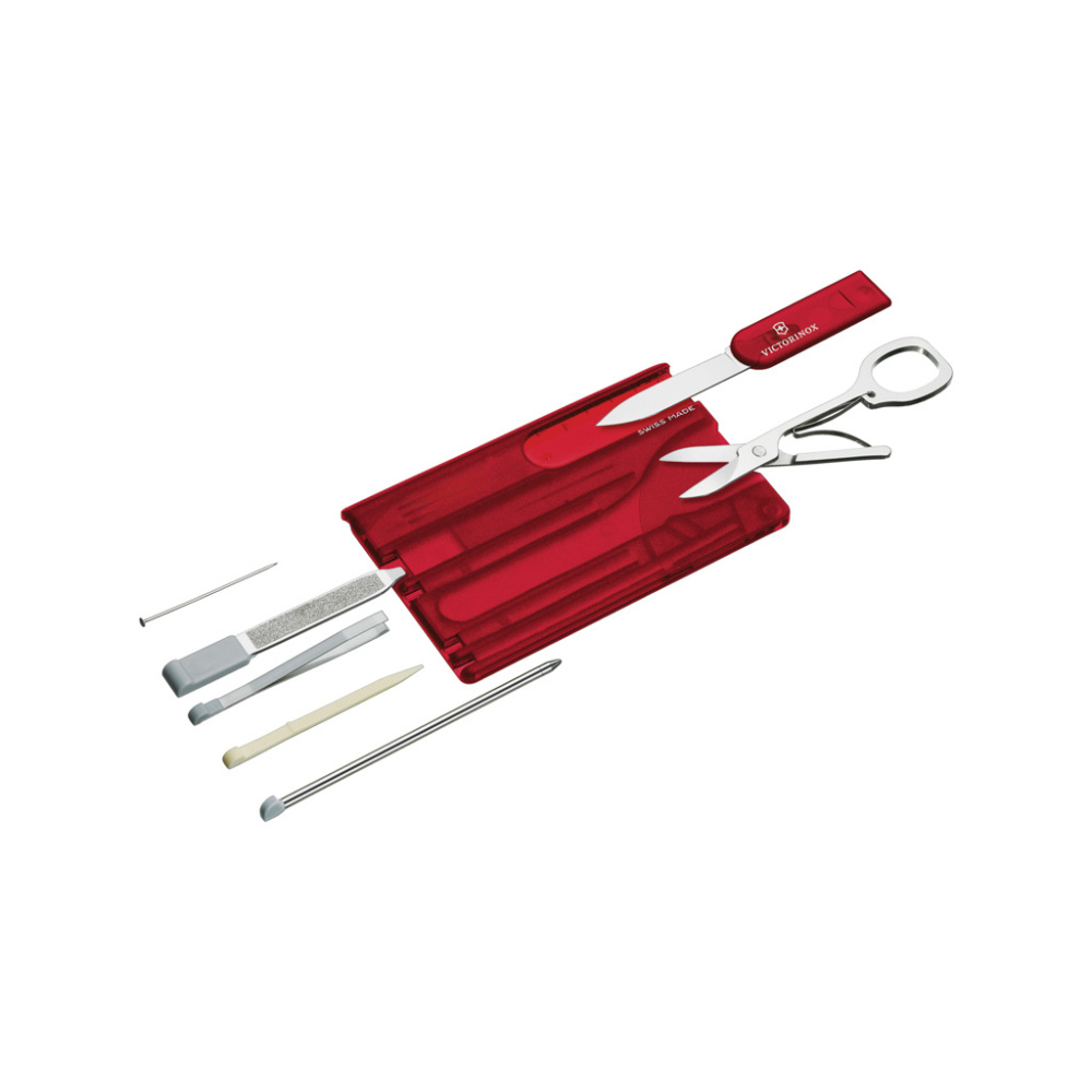 Логотрейд pекламные подарки картинка: VICTORINOX Swiss Card Classic 10 функций
