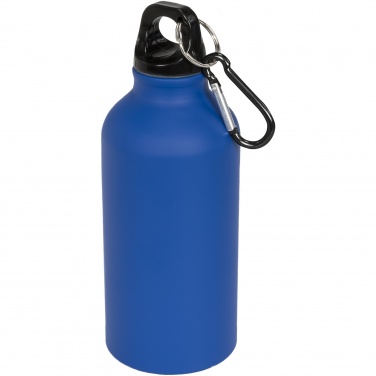 Logotrade reklamprodukter bild: Oregon matt sportflaska med karbinhake 400 ml