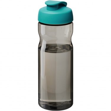 Logotrade profilprodukter bild: H2O Active® Eco Base 650 ml sportflaska med uppfällbart lock