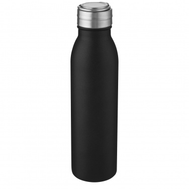 Logotrade reklamprodukter bild: Harper 700 ml sportflaska i rostfritt stål med metalloop