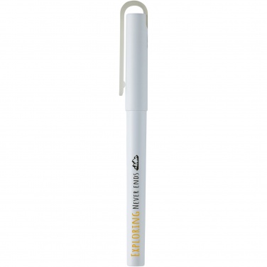 Logotrade reklamprodukter bild: Mauna rollerballpenna av återvunnen PET