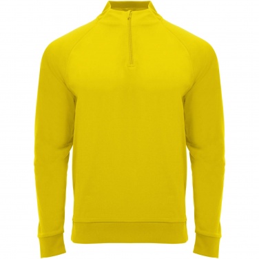 Logotrade profilreklam bild: Epiro långärmad unisex sweatshirt med kvartslång dragkedja