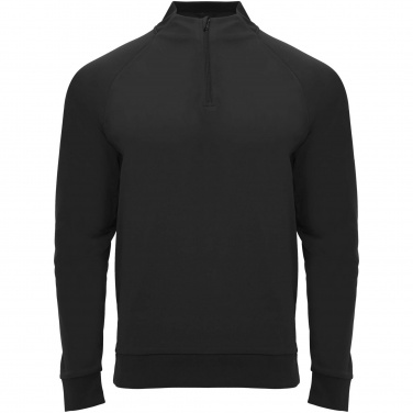 Logotrade profilreklam bild: Epiro långärmad unisex sweatshirt med kvartslång dragkedja