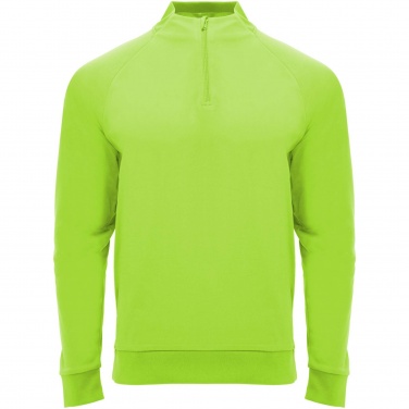 Logotrade profilprodukter bild: Epiro långärmad unisex sweatshirt med kvartslång dragkedja