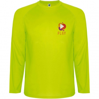 Logotrade reklamprodukter bild: Montecarlo långärmad sport t-shirt för män