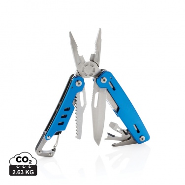 Logotrade profilprodukter bild: Solid multitool med karbinhake
