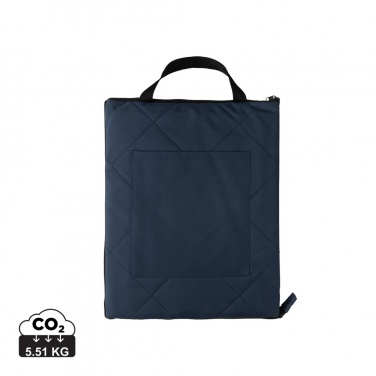 Logotrade reklamprodukter bild: Impact Aware™ RPET hopvikbar quiltad picknickfilt
