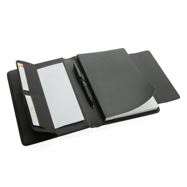 Logotrade reklamprodukter bild: Swiss Peak Heritage A5 stenpapper portfolio i RCS PU