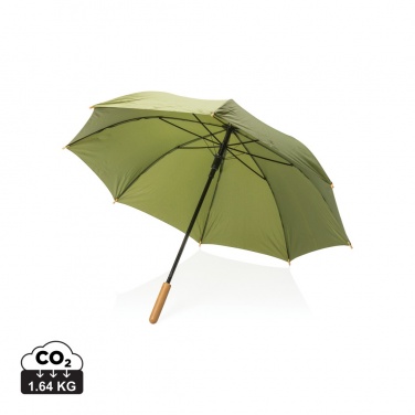 Logotrade presentreklam bild: 23" Impact AWARE™ RPET 190T auto open paraply bambu