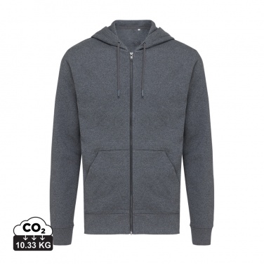 Logotrade reklamprodukter bild: Iqoniq Abisko hoodie med dragkedja i återvunnen bomull