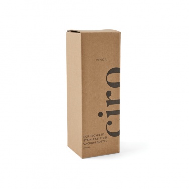 Logotrade profilreklam bild: VINGA Ciro RCS återvunnet stål vakuumflaska 300 ML