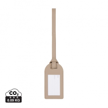 Logotrade presentreklam bild: VINGA Baltimore RCS återvunnen polyester bagagetag