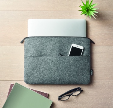 Logotrade presentreklam bild: Laptopväska i RPET-filt
