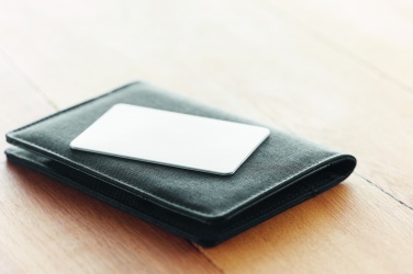Logotrade profilprodukter bild: RFID anti-skimming kort, alu