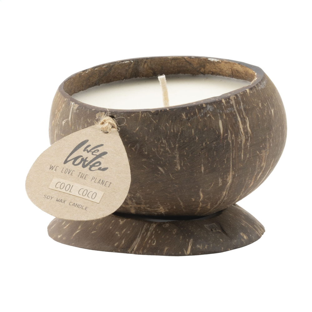 Logotrade profilprodukter bild: Vi älskar The Planet Coconut Candle