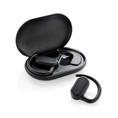 Logotrade profilreklam bild: Fitsound RCS TWS öronsnäckor öppet öra i återvunnen plast