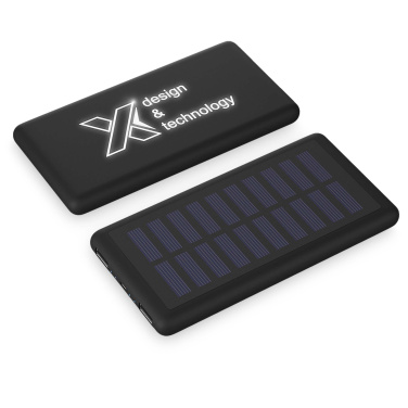 Logotrade reklamprodukter bild: SCX.design P30 light-up 8000 mAh soldriven powerbank