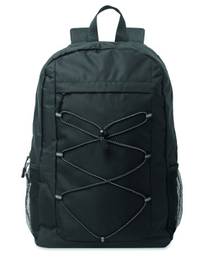 Logotrade reklamprodukter bild: Ryggsäck 600D RPET-polyester