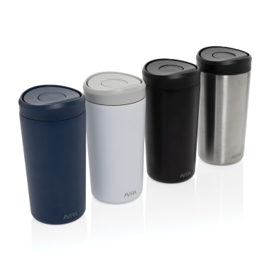 Logotrade presentreklam bild: Avira Alix RCS re-steel klickmugg 400ML