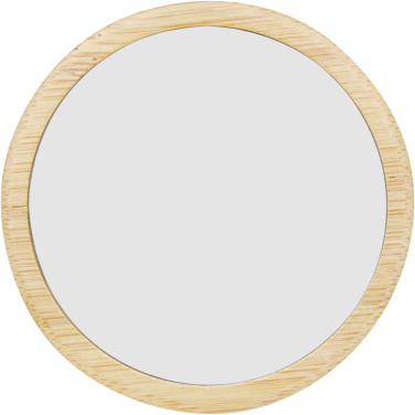 Logotrade reklamprodukter bild: Lustre spegel av bambu