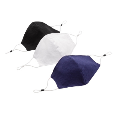 Logotrade reklamprodukter bild: Återanvändningsbart 2-lager munskydd i bomull