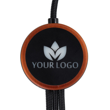 Logotrade profilprodukter bild: Kabel 3-i-1 med upplyst logotyp - LH-ZM04