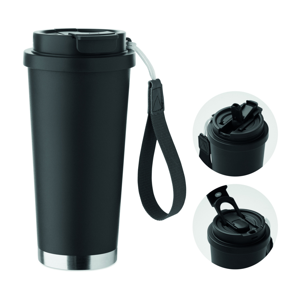 Logotrade profilreklam bild: Mugg med dubbelvägg 500 ml