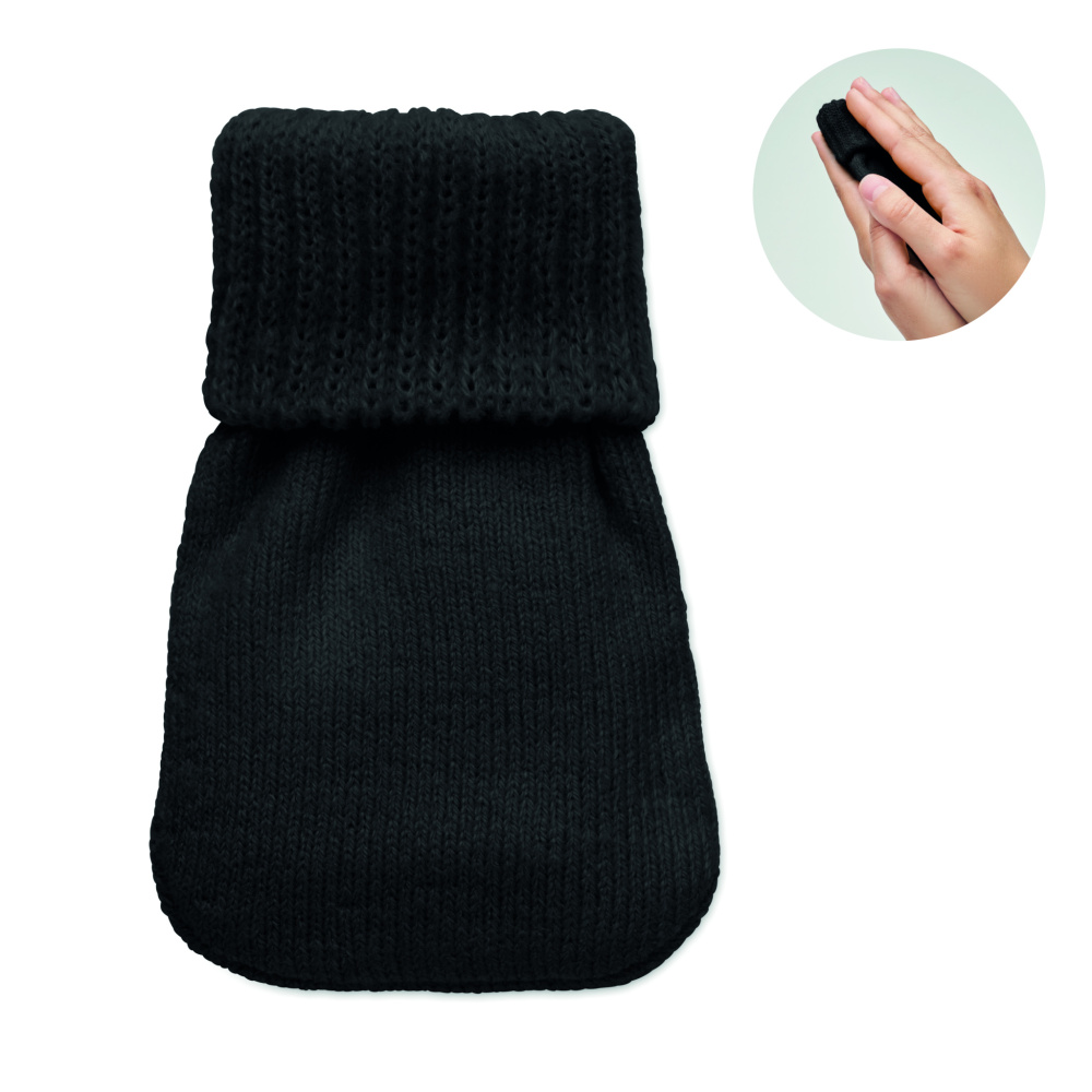 Logotrade kampanjprodukter bild: Handvärmare stickad polyester
