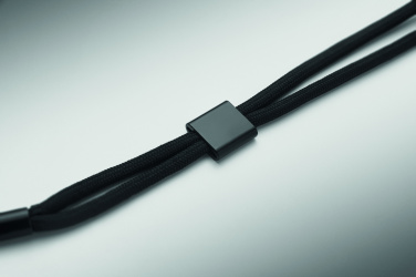 Logotrade presentreklam bild: Handledsband telefon i RPET