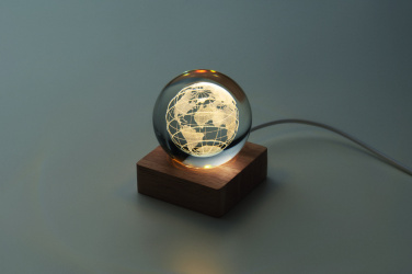 Logotrade profilprodukter bild: LED-glob glasboll