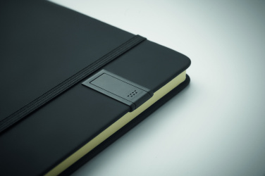 Logotrade presentreklam bild: A5-anteckningsbok med USB
