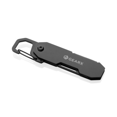 Logotrade kampanjprodukter bild: Gear X hopfällbart EDC-verktyg med karbinhake