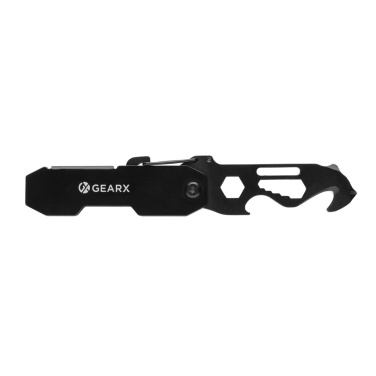 Logotrade reklamprodukter bild: Gear X hopfällbart EDC-verktyg med karbinhake