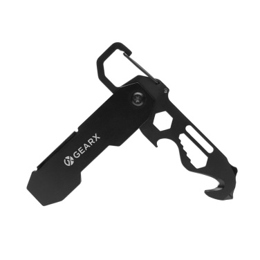 Logotrade profilprodukter bild: Gear X hopfällbart EDC-verktyg med karbinhake