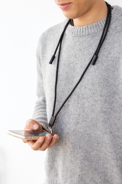 Logotrade presentreklam bild: LoopAmp RCS RPET justerbar telefonkabel med 60 W kabel