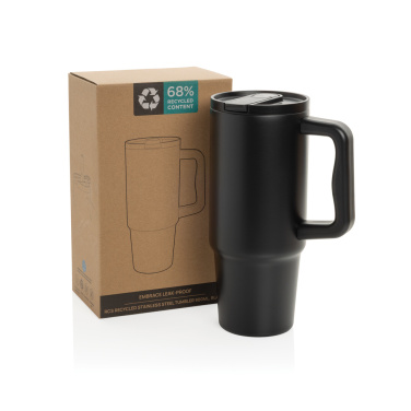 Logotrade profilprodukter bild: Embrace Läcksäker RCS tumbler återvunnet rostfritt Stål