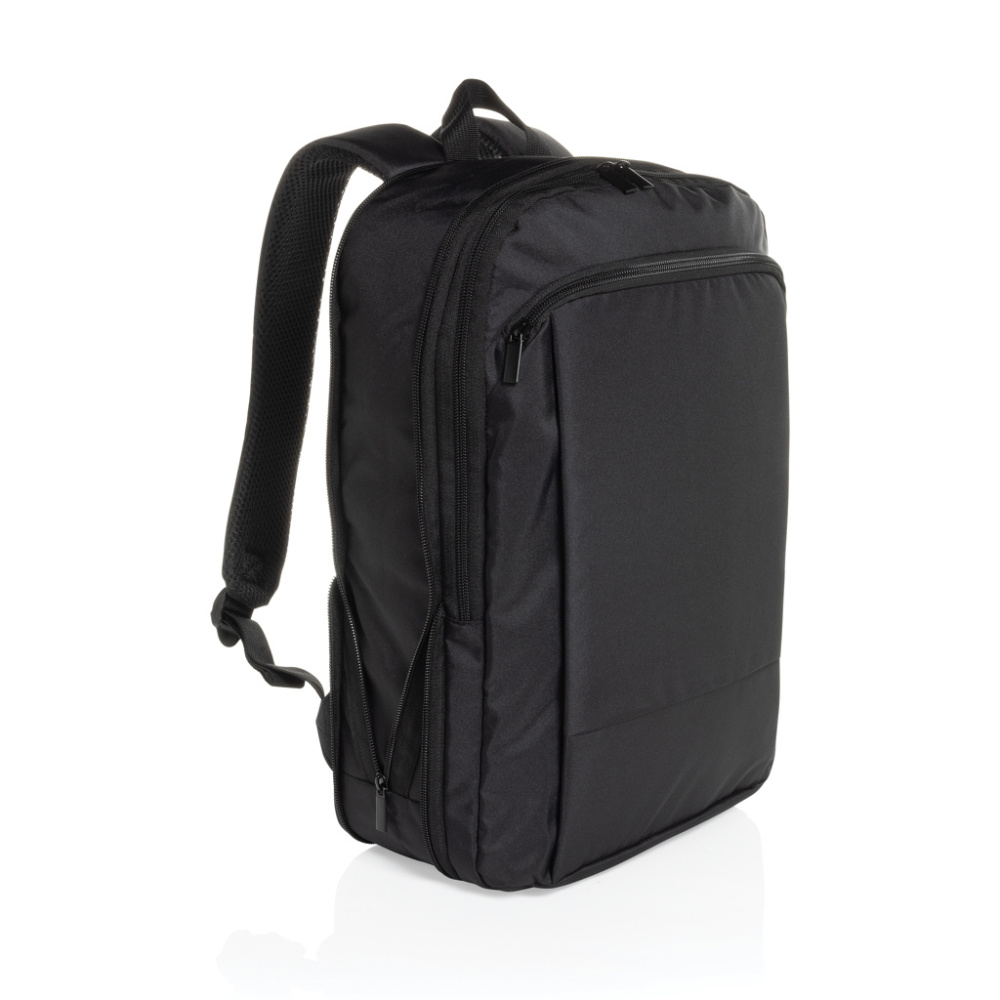 Logotrade profilprodukter bild: Flexpack Aware™ RPET expanderbar smal 15,6 laptop ryggsäck
